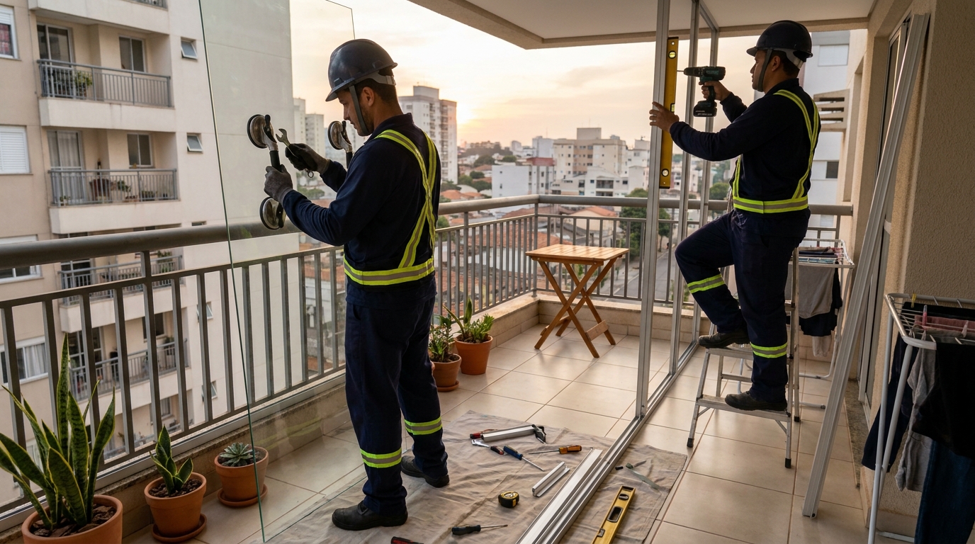 Divisórias em Vidro em Itajaí‑SC