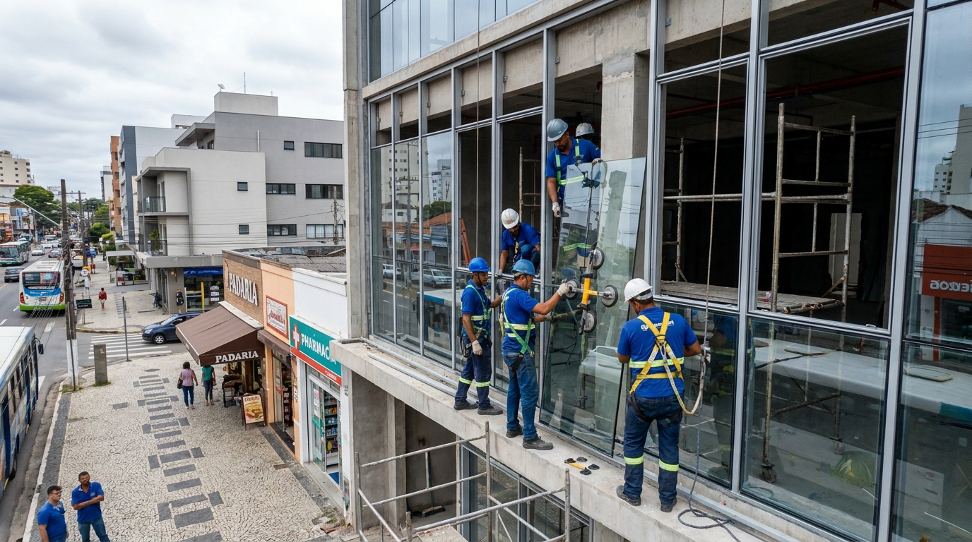 Fachada de Vidro em Itajaí‑SC